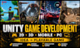 develop your 2d or 3d unity game for mobile and PC