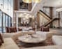modern penthouse apartment, optimize floating staircase, stunning space renders