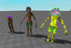 model roblox character, custom avatar, monster, pets, ugc bundle in blender