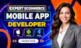 develop a flutter ecommerce mobile app development for android and IOS