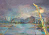 custom landscape, urban sketch, and postcard illustration