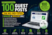 build whitehat SEO backlinks with guest post link building
