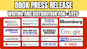 online book press release, book press release writing, book pr distribution PR