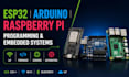 program esp32, arduino, raspberry pi, and develop embedded systems