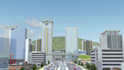 create 3d carbon capture green tech and industrial animation