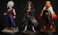 create a detailed 3d anime figure for 3d printing