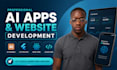 develop ai android apps, websites, flutter, react native, claude vibe coding