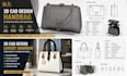 do 3d bag design, handbag, backpack design, tote bag design, dfm file