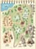 draw a hand drawn trail map, hiking map, park map and illustrated recreation map