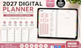 design digital hyperlinked esty printable journal canva editable 2027 planner