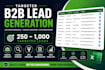 build targeted b2b lead lists