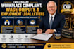 draft employment dispute, harassment and wage claim documents