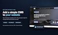 add a simple cms to your existing website
