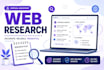 do data entry, product listing and data organization