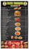 design a professional restaurant menu card