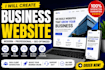 build a modern business website with whatsapp button