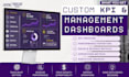 create professional KPI and management dashboards