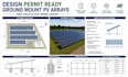 design permit ready ground mount pv structural drawings wind load calculations