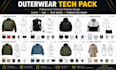 create outerwear jacket tech pack, cad flats and technical fashion design