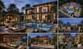 do site plan, aerial view, architectural 3d rendering master plan