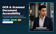convert scanned PDF to accessible searchable PDF with ocr