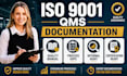 iso 9001 qms documentation and certification support