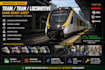 create game ready 3d train  tram locomotive and roblox  assets 3d  train render