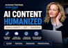 manually rewrite and humanise ai generated content
