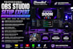 create a professional obs studio setup