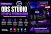setup and optimize obs studio for professional live streaming