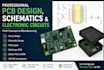 design professional pcb, schematics, and electronic circuits
