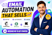 setup mailchimp brevo  klaviyo email automation workflow