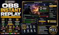 setup obs instant replay, replay buffer and stream deck controls