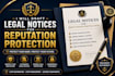 draft legal notices for reputation protection