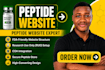 build fda compliant peptide website peptide wordpress website peptide store