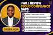 review cloud compliance gaps hipaa nist cmmc iso