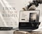 design a professional author website, ebook website, author landing page