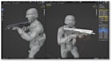 retexture any arma 3 assets for you, 3d models, weapons