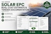 prepare solar epc boq, cost estimate and tender documentation
