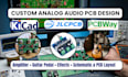 design analog audio pcb circuits amplifier guitar pedal effects