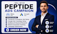 setup peptide facebook ads peptide google ads peptide marketing ads campaign