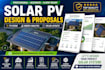 design solar pv systems, sales proposals, sizing and energy analysis