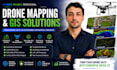 process drone data, create gis maps, lidar point clouds, dem dsm and contours