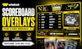create custom whatnot scoreboards for sports card break streamers