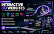 build interactive 3d website or product with threejs  react  r3f gsap and webgl