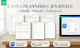 design canva planners and journals