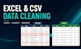 clean validate and organize your excel or CSV data