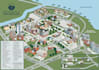 design campus map, university map, school map and wayfinding map