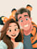 draw disney cartoon illustration