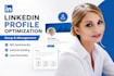 create, setup optimize linkedin account profile, manage linkedln social media